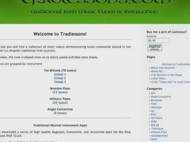 trad lessons