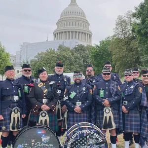 Sherman Police Regional Pipe Band pays tribute to fallen officers in D.C. ceremony - KXII