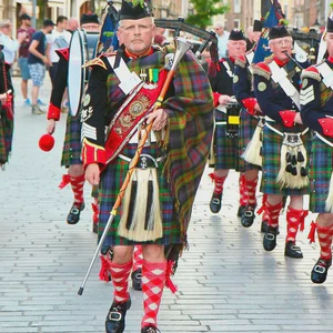 Pitlochry Drummer Given Pipe Band send-off